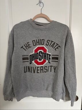 Ohio State University Gray Crewneck Sweatshirt
